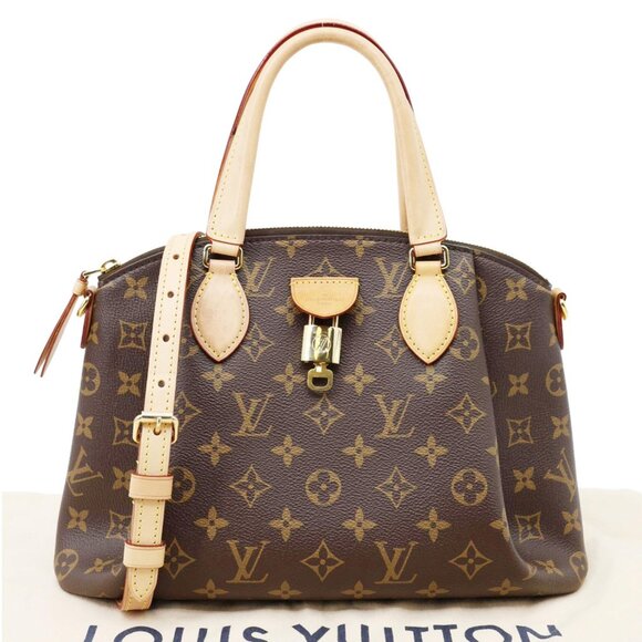 Louis Vuitton  Rivoli PM Monogram Canvas Satchel Bag Brown - Picture 3 of 16
